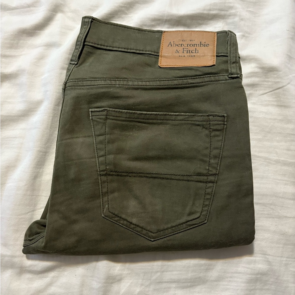 Abercrombie & Fitch Green Slim Jeans